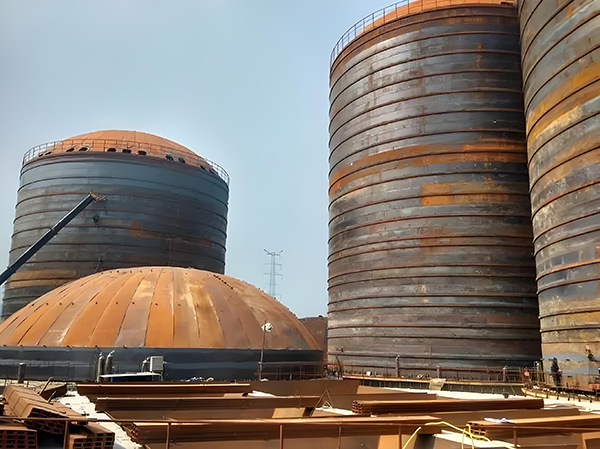 利川焦粉钢板仓